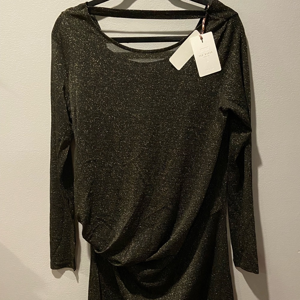 Ted Baker London Fun Disco Retro Cocktail Party Dress VINTAGE